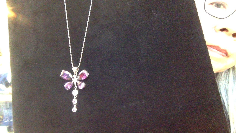 purple PicLeLa Amythest Necklace